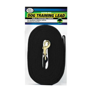 Four Paws Cotton Web Lead Black 5 Four Paws Cotton Web Lead Black - Image 3