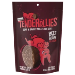 Fromm Beef-A-Rollie Tenderollies Dog Treats, 8 Oz Bag