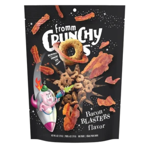 Fromm Crunchy O's Bacon Blasters Dog Treats 3 Fromm Crunchy O's Bacon Blasters Dog Treats