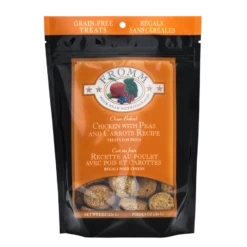 Fromm Four-Star Nutritionals Grain-Free Chicken With Carrots & Peas Recipe Dog Treats, 8-oz