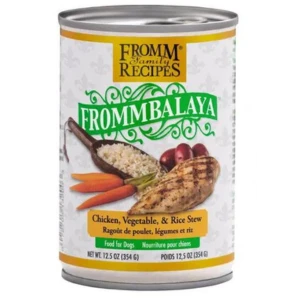 Fromm Frommbalaya Chicken Vegetable & Rice Stew Canned Dog Food 12.5oz 3 Fromm Frommbalaya Chicken Vegetable & Rice Stew Canned Dog Food 12.5oz