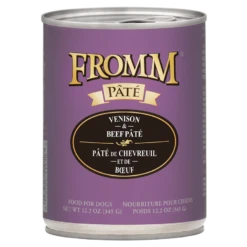 Fromm Gold Venison & Beef Pate Canned Dog Food 12.2oz