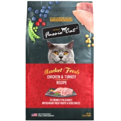 Fussie Cat Market Fresh Chicken & Turkey Recipe Grain-Free Dry Cat Food