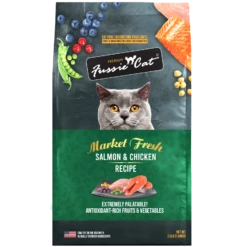 Fussie Cat Market Fresh Salmon & Chicken Recipe Grain-Free Dry Cat Food
