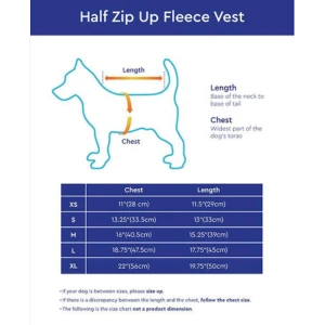 Gooby Half Zip-Up Fleece Vest Burgundy 7 Gooby Half Zip-Up Fleece Vest Burgundy - Image 5