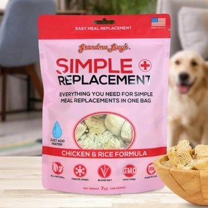 Grandma Lucy's Simple Replacement Chicken Freeze-Dried Dog And Cat Food 7 Oz 3 Grandma Lucy's Simple Replacement Chicken Freeze-Dried Dog And Cat Food 7 Oz