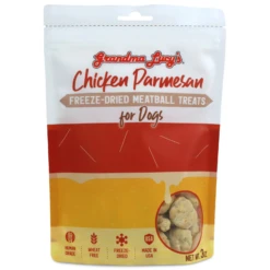 Grandma Lucy's Freeze-Dried Meatballs Chicken Parmesan Dog Treats 3oz