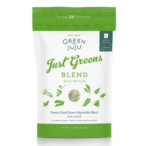 Green Juju Freeze-Dried Just Greens Dog Food Topper 3 Green Juju Freeze-Dried Just Greens Dog Food Topper
