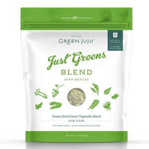 Green Juju Freeze-Dried Just Greens Dog Food Topper 4 Green Juju Freeze-Dried Just Greens Dog Food Topper - Image 2