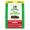 Greenies Pill Pockets Canine Hickory Smoke Flavor Dog Treats, 60 Capsules -Mutts And Co-us GreeniesPillPocketsCanineHickorySmokeFlavorDogTreats 60Capsules