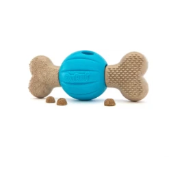 Guru Spin & Chew Bacon Bone Treat Dispensing Dog Toy, Medium