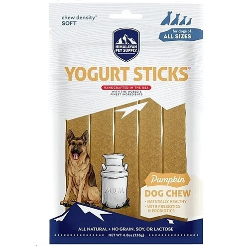 Himalayan Yogurt Sticks Pumpkin Dog Treats 4.8 Oz 3 Himalayan Yogurt Sticks Pumpkin Dog Treats 4.8 Oz