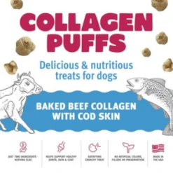 Icelandic+ Beef Collagen Puffs Bites With Cod Skin For Dogs 15 Icelandic+ Beef Collagen Puffs Bites With Cod Skin For Dogs -Mutts And Co-us Icelandic BeefCollagenPuffsBiteswithCodSkinForDogsofCopyofCopyof3Stella Chewy sRawBlendKibbleWild CaughtRecipeCatFood