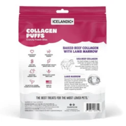 Icelandic+ Beef Collagen Puffs Bites With Lamb Marrow For Dogs -Mutts And Co-us Icelandic BeefCollagenPuffsBiteswithLambMarrowforDogs 5