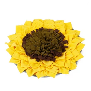 Injoya Sunflower Snuffle Feeding Mat For Dogs 3 Injoya Sunflower Snuffle Feeding Mat For Dogs
