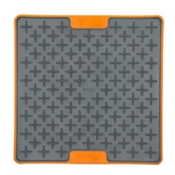 Innovative Pet Products Lickimat Tuff Buddy Slow Feeder Mat For Dogs -Mutts And Co-us InnovativePetProductsLickimatTuffBuddySlowFeederMatforDogsOrangeFront