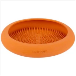 Innovative Pet Products Lickimat UFO Slow Feeder Mat For Dogs -Mutts And Co-us InnovativePetProductsLickimatUFOSlowFeederMatforDogsOrange 1