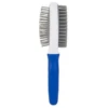 JW Pet GripSoft Double Sided Cat Brush -Mutts And Co-us JWPetGripSoftDoubleSidedCatBrush