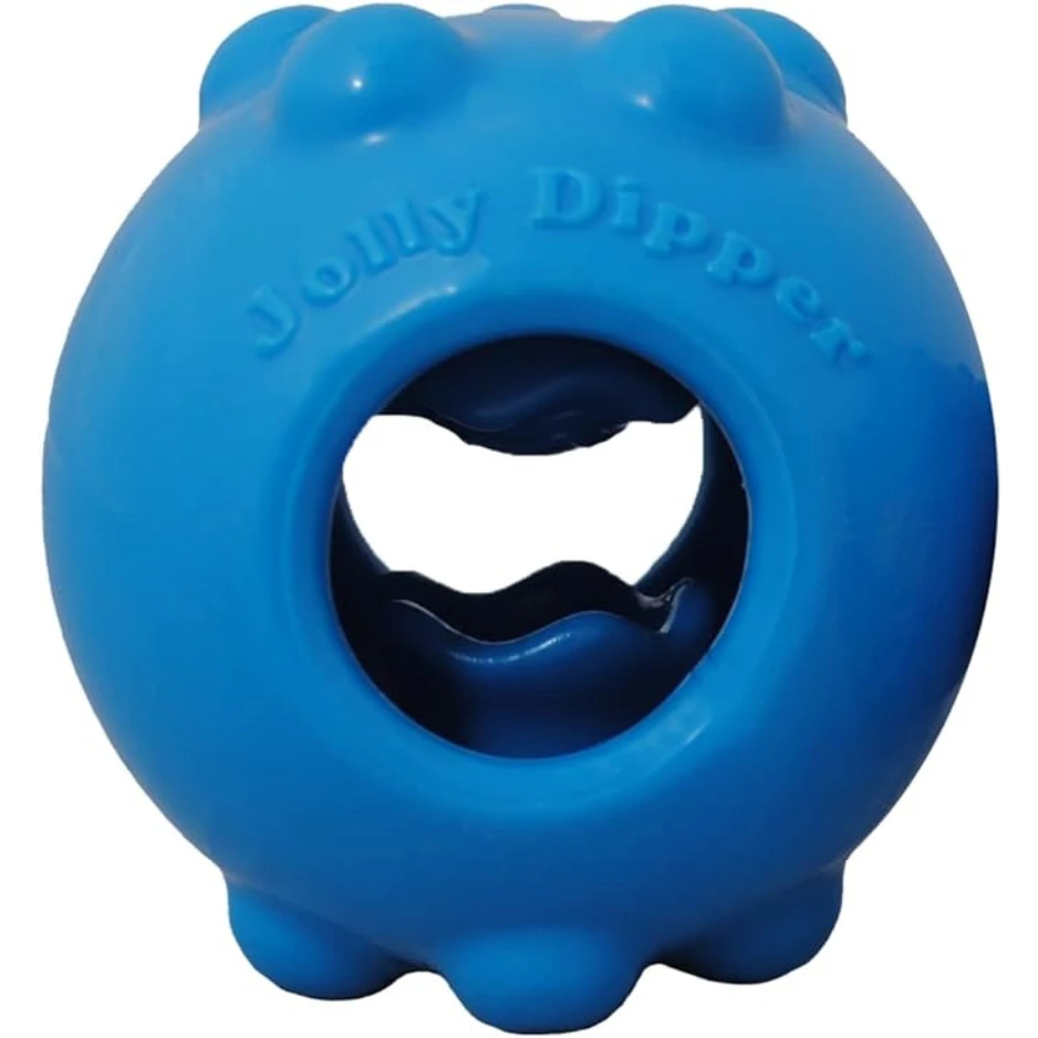 Jolly Pets Dipper Dog Toy Blue 3 Jolly Pets Dipper Dog Toy Blue