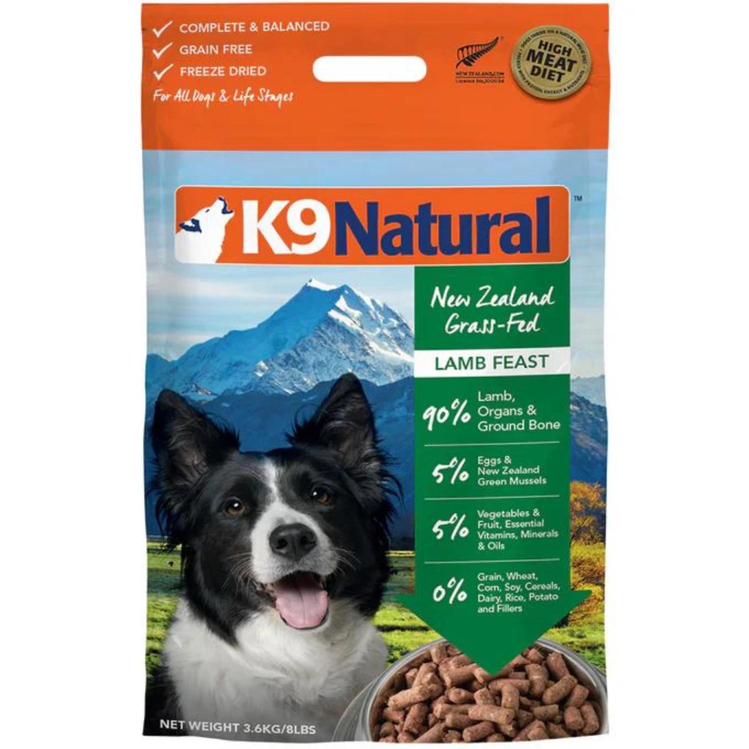 K9 Natural Lamb Feast Raw Grain-Free Freeze-Dried Dog Food 4 K9 Natural Lamb Feast Raw Grain-Free Freeze-Dried Dog Food - Image 2