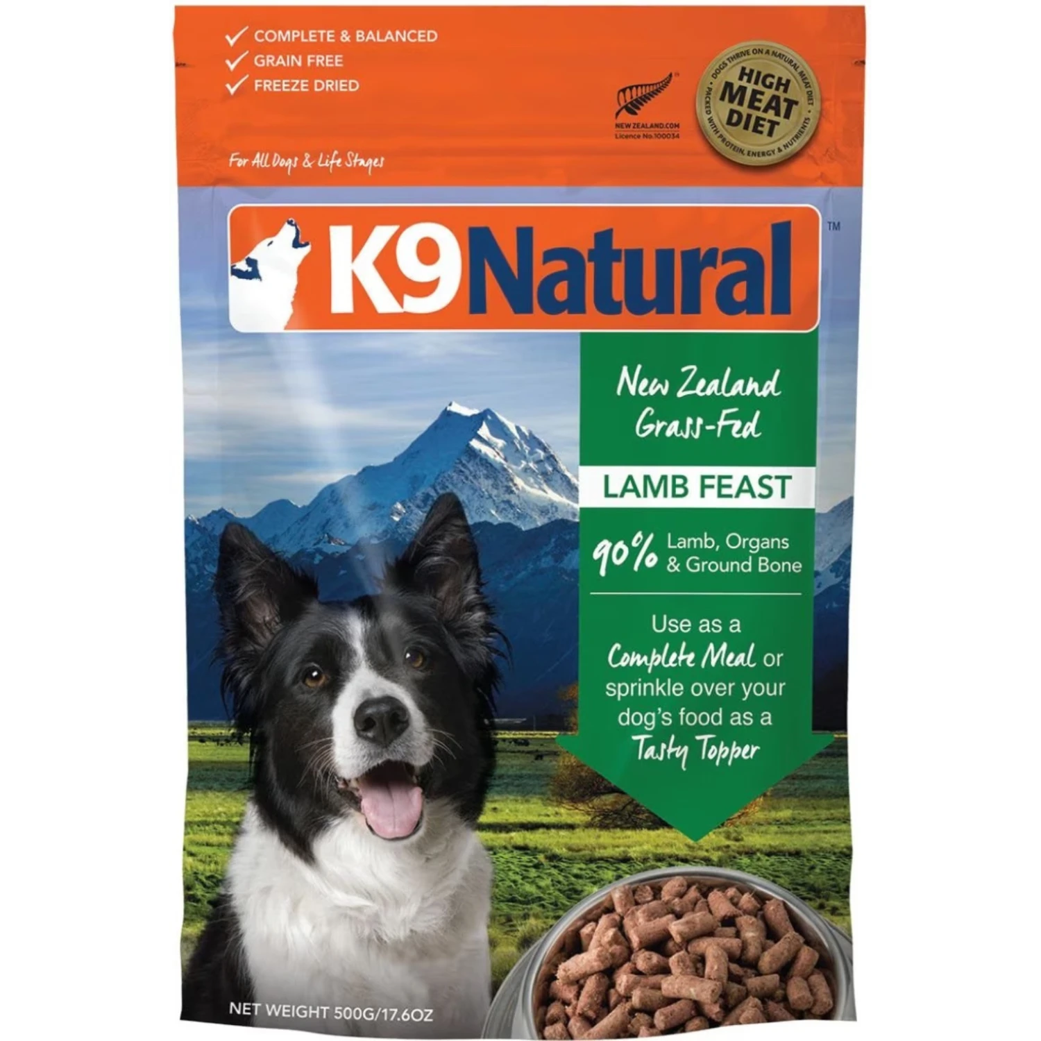 K9 Natural Lamb Feast Raw Grain-Free Freeze-Dried Dog Food 3 K9 Natural Lamb Feast Raw Grain-Free Freeze-Dried Dog Food
