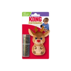 Kong Holiday Refillables Reindeer Catnip Cat Toy