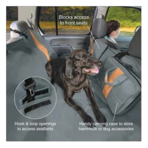 Kurgo Rover Hammock Car Seat Cover Black 8 Kurgo Rover Hammock Car Seat Cover Black - Image 6