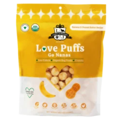 Lord Jameson Love Puffs Go Nanas Organic Dog Treats 4 Oz
