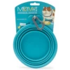 Messy Mutts Collapsible Bowl Blue 1 Messy Mutts Collapsible Bowl Blue -Mutts And Co-us MessyMuttsCollapsibleBowlBlue