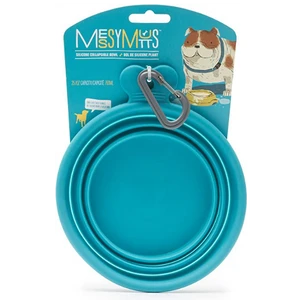 Messy Mutts Collapsible Bowl Blue 3 Messy Mutts Collapsible Bowl Blue