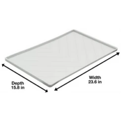 Messy Mutts Silicone Non-Slip Dog Bowl Mat Light Grey -Mutts And Co-us MessyMuttsSiliconeNon SlipDogBowlMatLightGrey 1