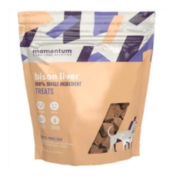 Momentum Freeze-Dried Bison Liver Dog And Cat Treat 4 Oz