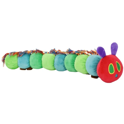Multipet Pet EC Hungry Caterpillar Plush Dog Toy 18" 3 Multipet Pet EC Hungry Caterpillar Plush Dog Toy 18"