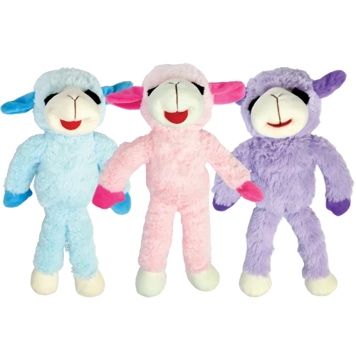 Multipet Pet Envy Floppy Lamb Chop Plush Dog Toy 14" 4 Multipet Pet Envy Floppy Lamb Chop Plush Dog Toy 14" - Image 2