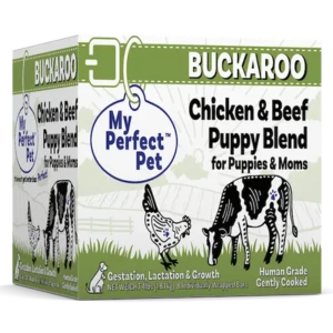 My Perfect Pet Buckaroo Chicken & Beef Blend Gently Cooked Puppy Food 3.5 Lbs 3 My Perfect Pet Buckaroo Chicken & Beef Blend Gently Cooked Puppy Food 3.5 Lbs