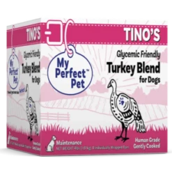 My Perfect Pet Tino's Low Glycemic Turkey Grain Free Blend Gently Cooked Dog Food