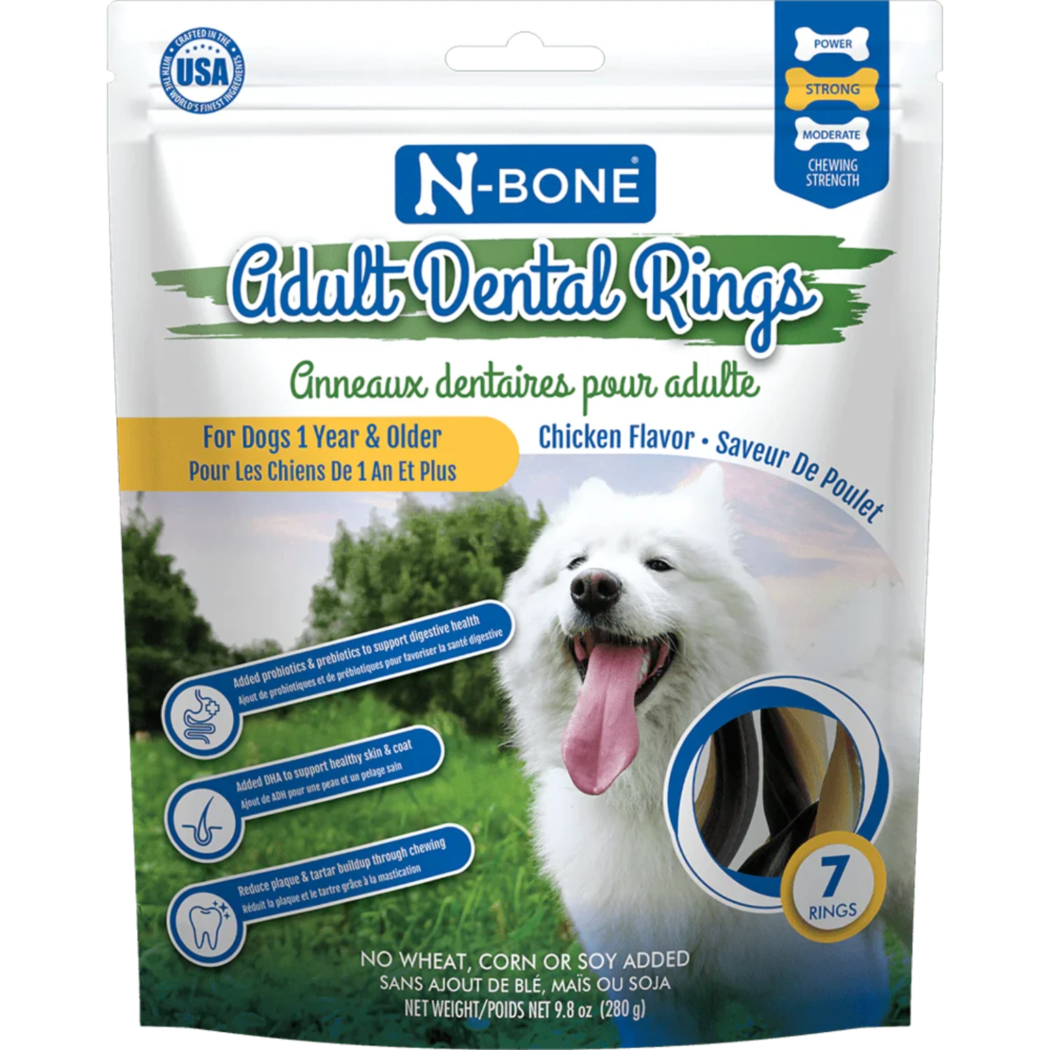 NPIC N-Bone Adult Dental Rings Chicken Flavor 7pk 3 NPIC N-Bone Adult Dental Rings Chicken Flavor 7pk