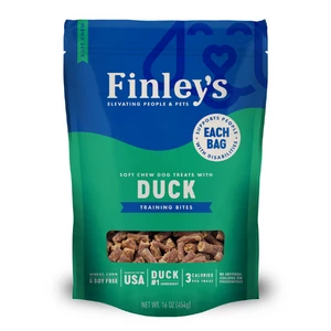 Finley's Duck Recipe Soft Chew Training Bites Dog Treats 3 Finley's Duck Recipe Soft Chew Training Bites Dog Treats