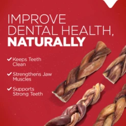 Natural Farm Braided Power Bully Stick 6" -Mutts And Co-us NaturalFarmBraidedPowerBullyStick64