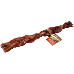 Natural Farm Odor Free Braided Bully Stick 12"