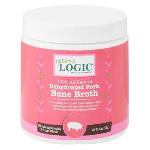 Nature's Logic Dehydrated Pork Bone Broth Dog & Cat Food Topper, 6-oz Tub 3 Nature's Logic Dehydrated Pork Bone Broth Dog & Cat Food Topper, 6-oz Tub