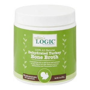 Nature's Logic Dehydrated Turkey Bone Broth Dog & Cat Food Topper, 6-oz Tub 3 Nature's Logic Dehydrated Turkey Bone Broth Dog & Cat Food Topper, 6-oz Tub
