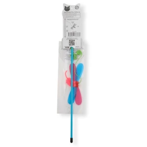 Necoichi Crinkly Critters Fancy Flutterfly Adjustable Cat Wand 4 Necoichi Crinkly Critters Fancy Flutterfly Adjustable Cat Wand - Image 2