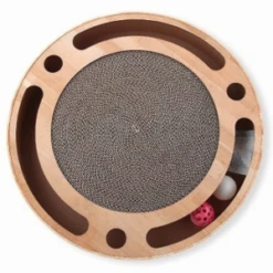 Necoichi Interactive Track Ball Cat Scratcher Toy -Mutts And Co-us NecoichiInteractiveTrackBallCatScratcherToy 2