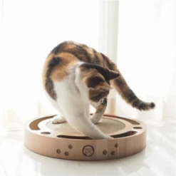 Necoichi Interactive Track Ball Cat Scratcher Toy -Mutts And Co-us NecoichiInteractiveTrackBallCatScratcherToy 4