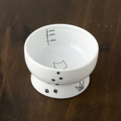 Necoichi Raised Cat Water Bowl 9 Necoichi Raised Cat Water Bowl -Mutts And Co-us NecoichiRaisedCatWaterBowl