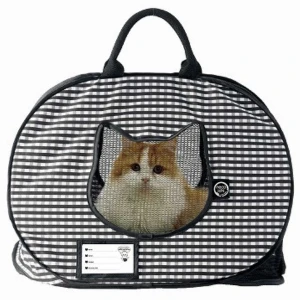 Necoichi Ultralite Pop-Up Cat Carrier Black 12 Necoichi Ultralite Pop-Up Cat Carrier Black - Image 10