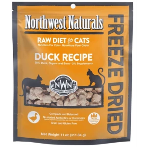 Northwest Naturals Freeze-Dried Duck Nibbles Cat Food 11 Oz 3 Northwest Naturals Freeze-Dried Duck Nibbles Cat Food 11 Oz