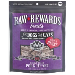 Northwest Naturals Freeze-Dried Pork Heart Dog And Cat Treats 3 Oz