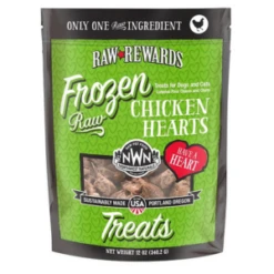 Northwest Naturals Raw Frozen Chicken Hearts, 12 Oz